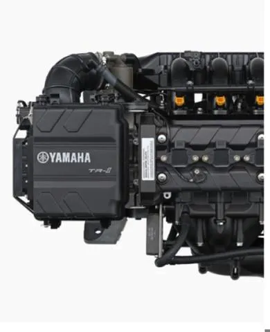 Slide: The Image of 2025 Yamaha WaveRunner Jetblaster engine, showcasing advanced design and technology. - 9