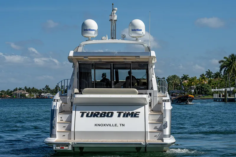 Slide: The Image of Azimut 55S 2014 yacht "Turbo Time" cruising in sunny waters, Knoxville, TN. - 7