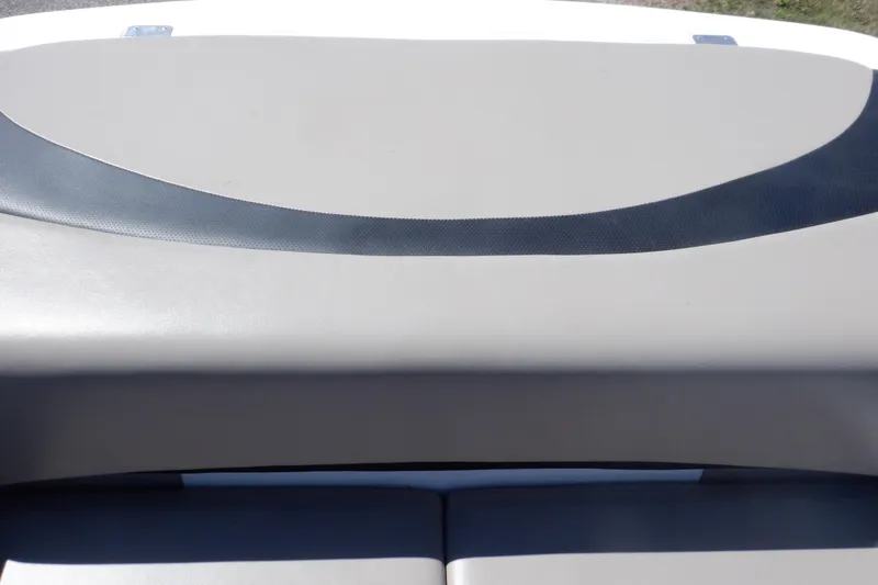 Slide: The Image of 2003 Glastron SX 195 boat seat with gray and black upholstery. - 41