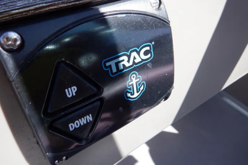 Slide: The Image of Control panel with TRAC logo and anchor symbol on 2009 Premier 225 Sunsation LTD. - 30