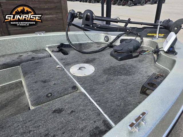 Slide: The Image of 1984 Champion CHAMP 2 boat deck with fishing equipment, displayed at Sunrise Marine & Motorsports. - 10