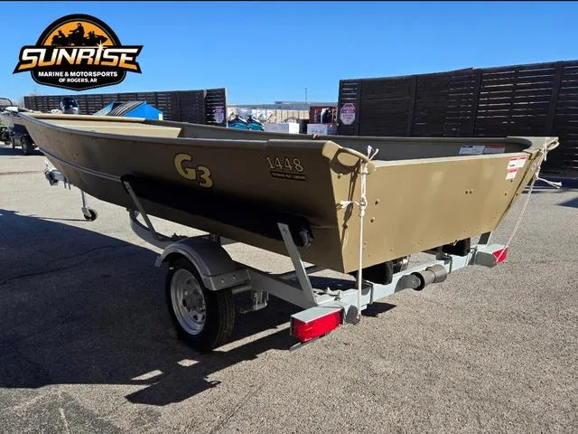 Slide: The Image of 2023 G3 1448LW boat on trailer at Sunrise Marine & Motorsports. - 10