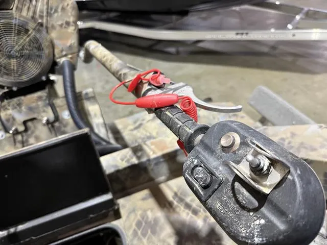 Slide: The Image of 2023 Excel Shallow Water F4 1860 boat throttle with Mud Buddy 40HDR engine. - 13