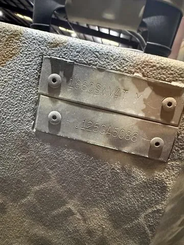 Slide: The Image of 2023 Excel Shallow Water F4 boat identification plates with serial numbers. - 14