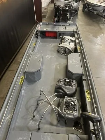 Slide: The Image of 2024 Supreme L61 boat with Mercury 60/40 Jet engine, interior view. - 8