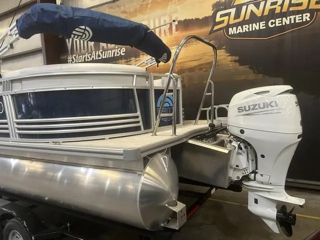 Slide: The Image of 2023 Nepallo Pontoons 22QL with Suzuki 90 engine at Sunrise Marine Center. - 7