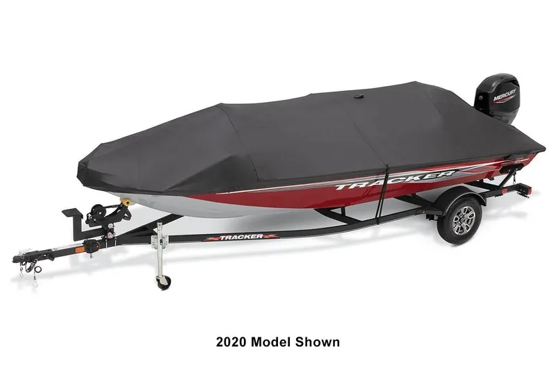 Slide: The Image of 2023 Tracker Pro Team 175 TXW boat with cover, trailer attached. - 8