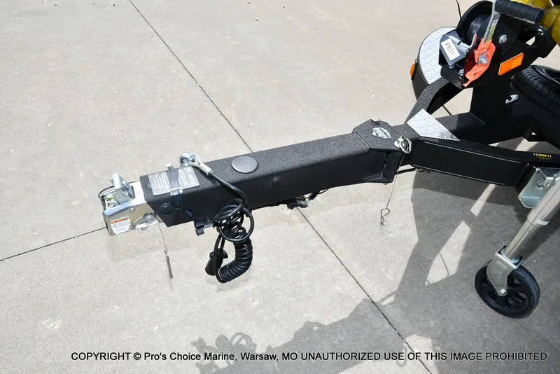Slide: The Image of Trailer hitch of 2024 Triton 18 TRX w/200 Pro-XS on concrete surface. - 30
