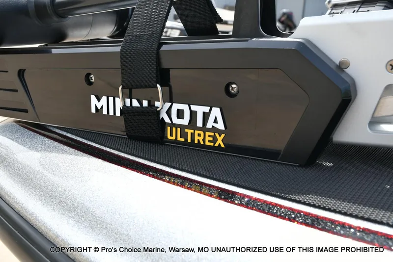 Slide: The Image of Minn Kota Ultrex trolling motor on 2024 Triton 18 TRX boat. - 5