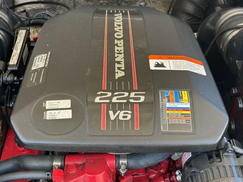 Slide: The Image of Volvo Penta 225 V6 engine in a 2016 Regal 2000 ESX Bowrider. - 17