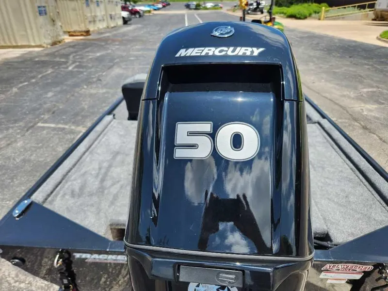 Slide: The Image of 2025 Tracker Bass Tracker Classic XL with Mercury 50 horsepower engine. - 5