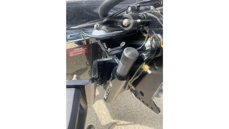 Slide: The Image of Close-up of 2025 Phoenix 920 Elite boat component, showcasing detailed mechanical parts. - 3