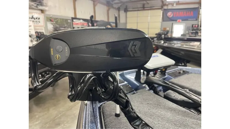 Slide: The Image of 2025 Phoenix 721 ZXL boat interior with advanced control panel in a garage setting. - 9