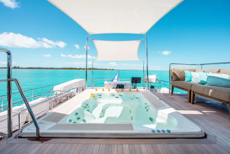 Slide: The Image of Luxurious 2017 Mengi Yay Custom Explorer yacht with jacuzzi and ocean view. - 29