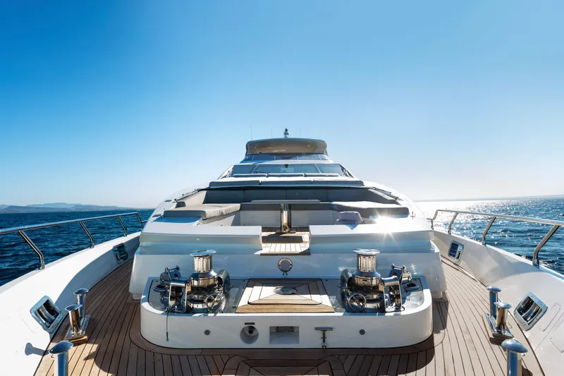 Slide: The Image of Azimut Grande 30 Metri yacht, 2017 model, cruising on open sea under clear blue sky. - 31