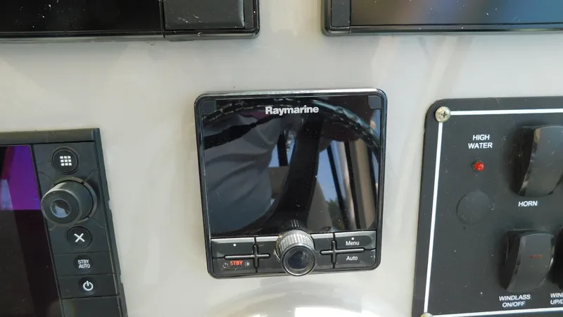 Slide: The Image of Control panel of 2017 Boston Whaler 315 Conquest with Raymarine display. - 17