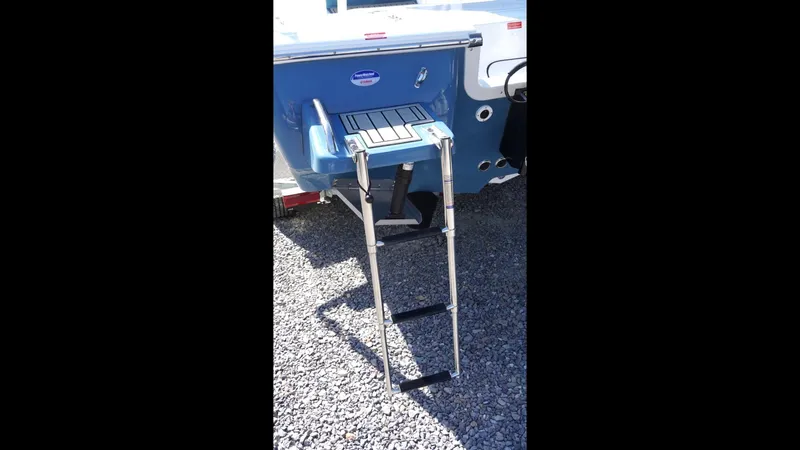 Slide: The Image of Yamaha Saltwater Series II propeller on 2025 Tidewater 2300 Carolina Bay boat. - 14