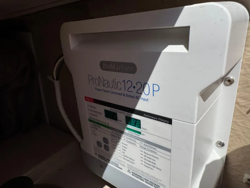 Slide: The Image of ProNautic 12:20P power converter in 2016 Ranger Tugs R-21EC boat. - 28