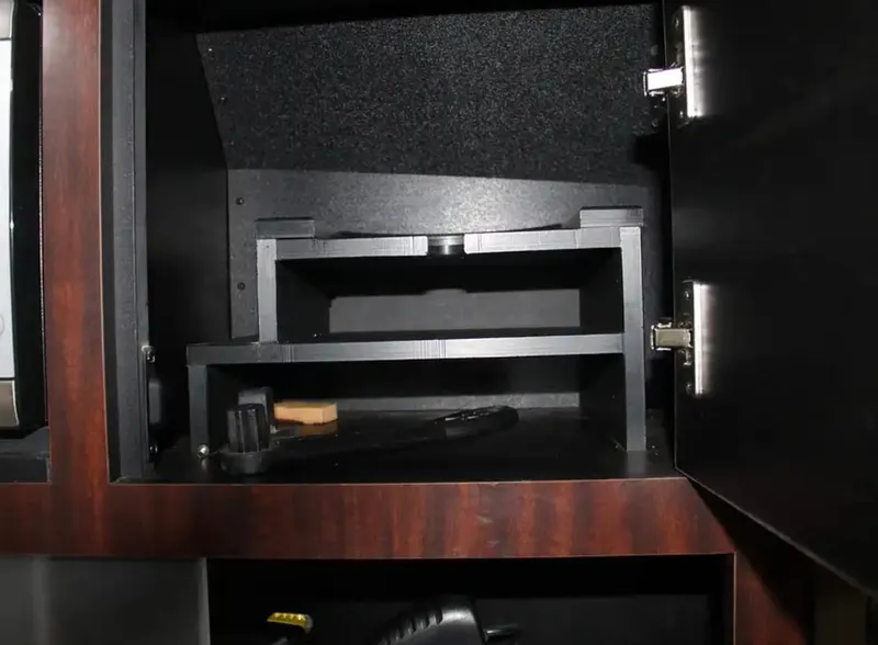 Slide: The Image of Interior storage compartment of a 2013 Monterey 260 SCR boat. - 22