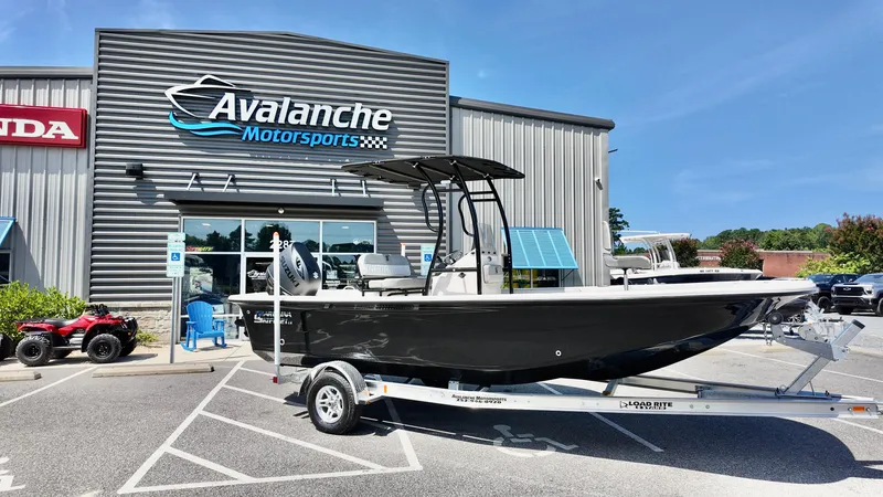 The Image of 2025 Carolina Skiff 21 LS Stealth Edition boat at Avalanche Motorsports dealership. - 0
