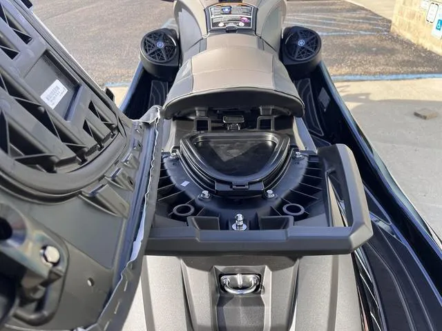 Slide: The Image of 2025 Yamaha Waverunner GP SVHO™ with Audio, open storage compartment view. - 21