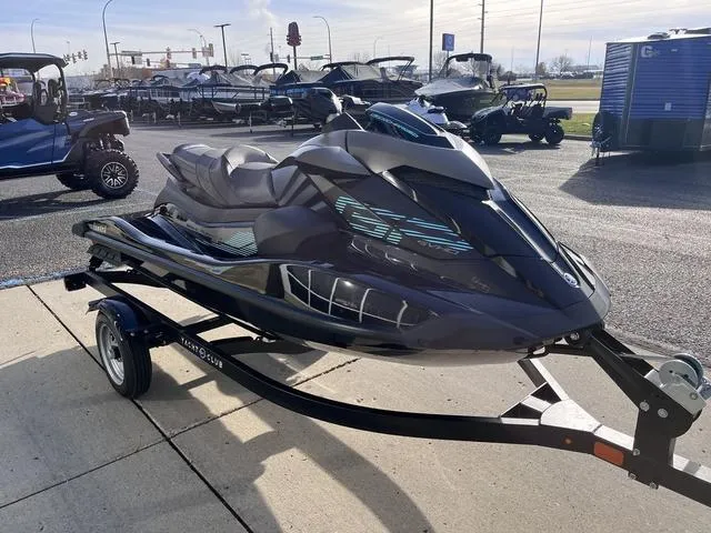 Slide: The Image of 2025 Yamaha Waverunner GP SVHO™ with Audio on trailer, parked outdoors. - 5