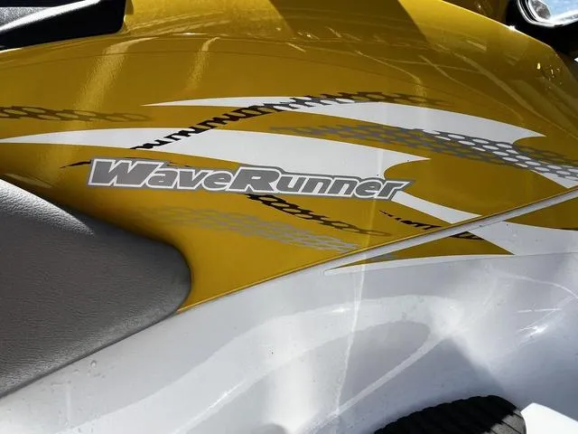 Slide: The Image of 2015 Yamaha WaveRunner V1 with yellow and white design, featuring bold graphics. - 15