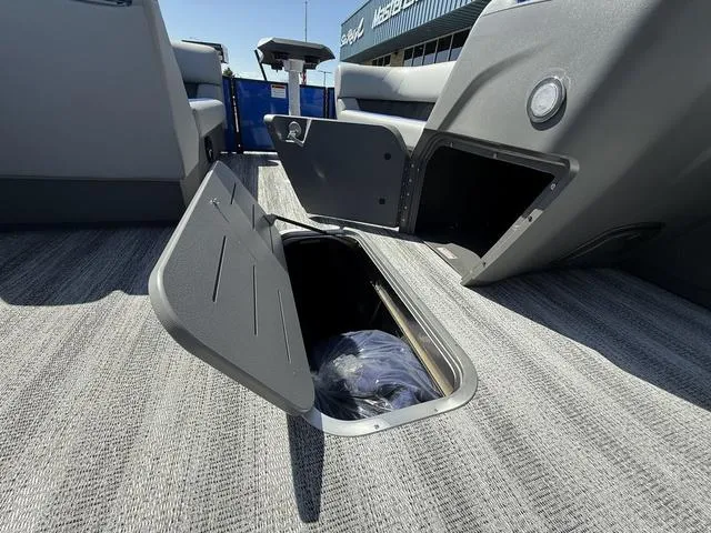 Slide: The Image of Bennington 22 SSB Swingback Tri-Toon Pontoon 2025 - 26