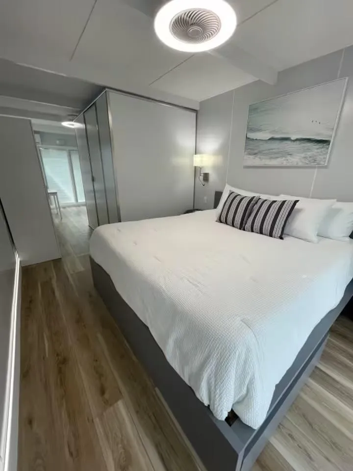 Slide: The Image of Modern Struktures MS 360 bedroom, 2023 model, featuring sleek design and contemporary decor. - 18