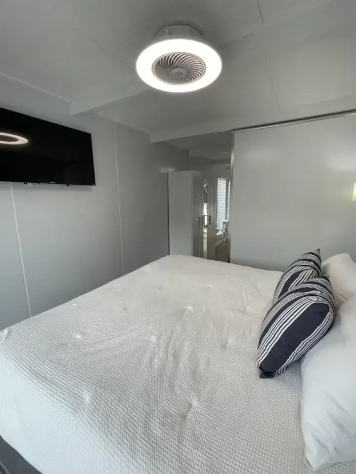 Slide: The Image of Modern bedroom in 2023 Modern Struktures MS 360, featuring sleek design and contemporary lighting. - 19