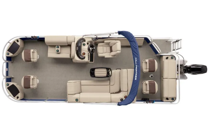 Slide: The Image of Sun Tracker Fishin' Barge 22 DLX 2019 - 55