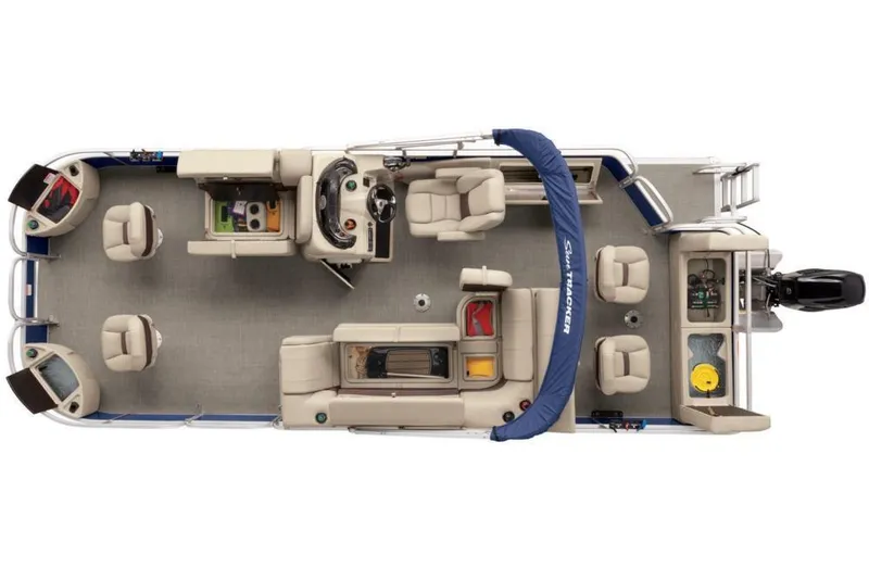 Slide: The Image of Sun Tracker Fishin' Barge 22 DLX 2019 - 56