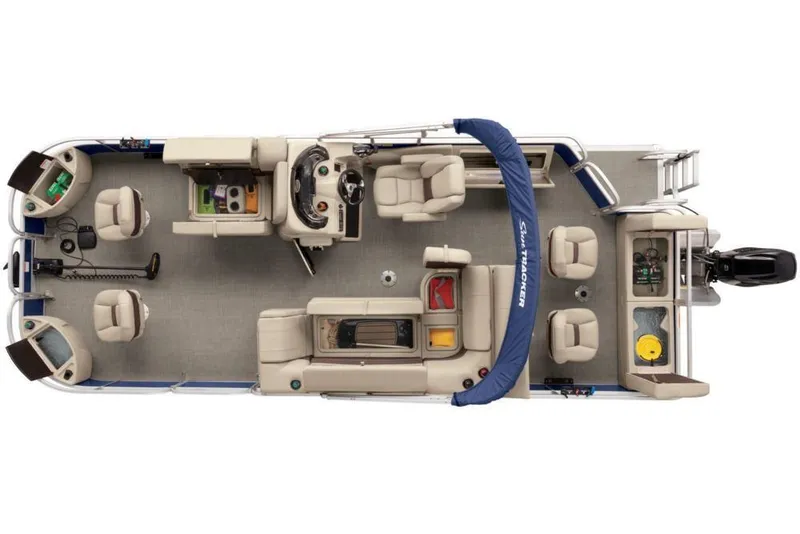 Slide: The Image of Sun Tracker Fishin' Barge 22 DLX 2019 - 58