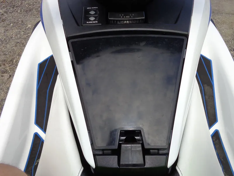 Slide: The Image of 2019 Yamaha FX Cruiser HO dashboard with control panel and sleek design. - 12