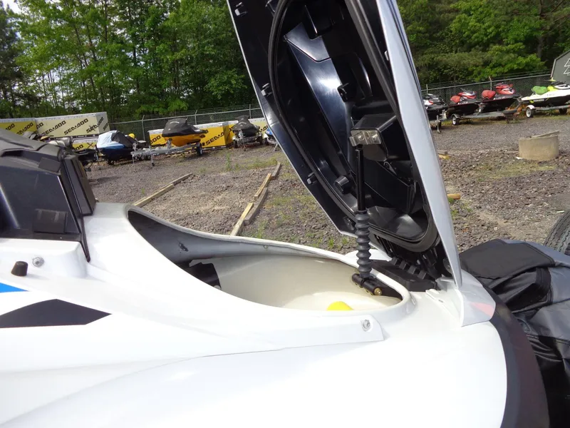 Slide: The Image of 2019 Yamaha FX Cruiser HO with open storage compartment, parked outdoors. - 26