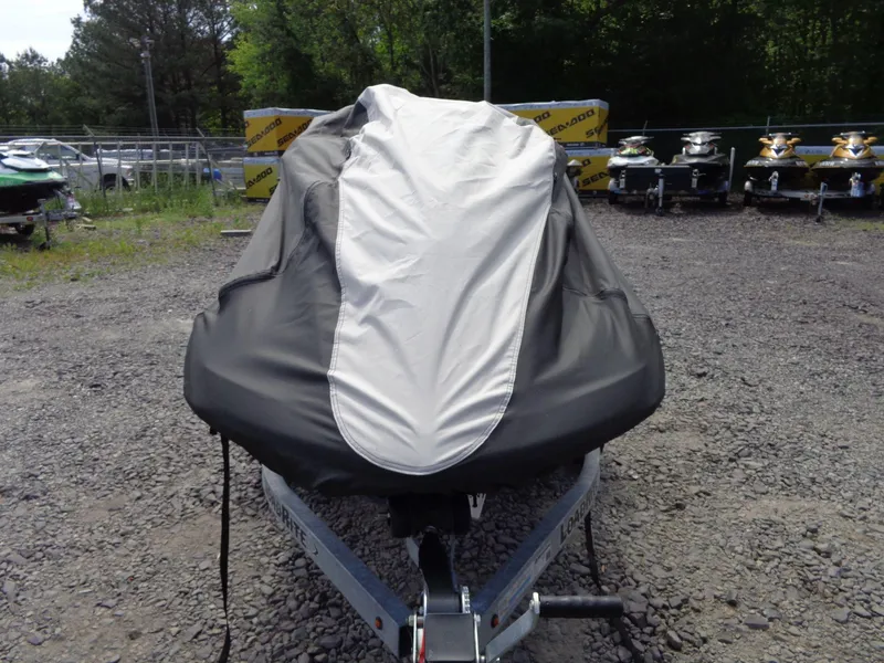 Slide: The Image of 2019 Yamaha FX Cruiser HO covered on trailer in outdoor setting. - 30