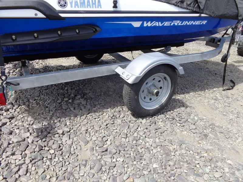 Slide: The Image of 2019 Yamaha FX Cruiser HO on trailer, parked on gravel surface. - 38