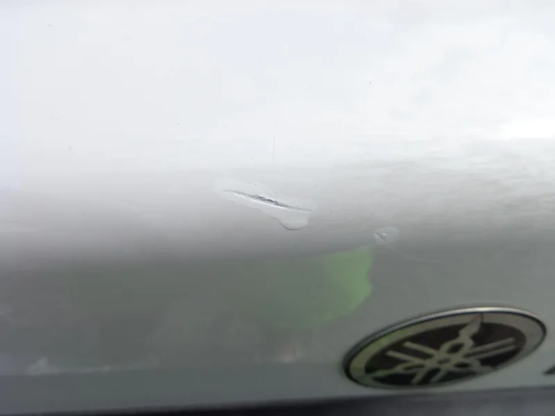 Slide: The Image of Close-up of a 2019 Yamaha FX Cruiser HO with a small surface scratch. - 6