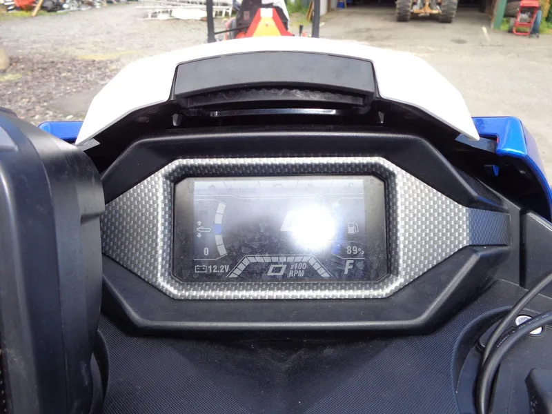Slide: The Image of Dashboard of a 2019 Yamaha FX Cruiser HO, displaying fuel and RPM indicators. - 8