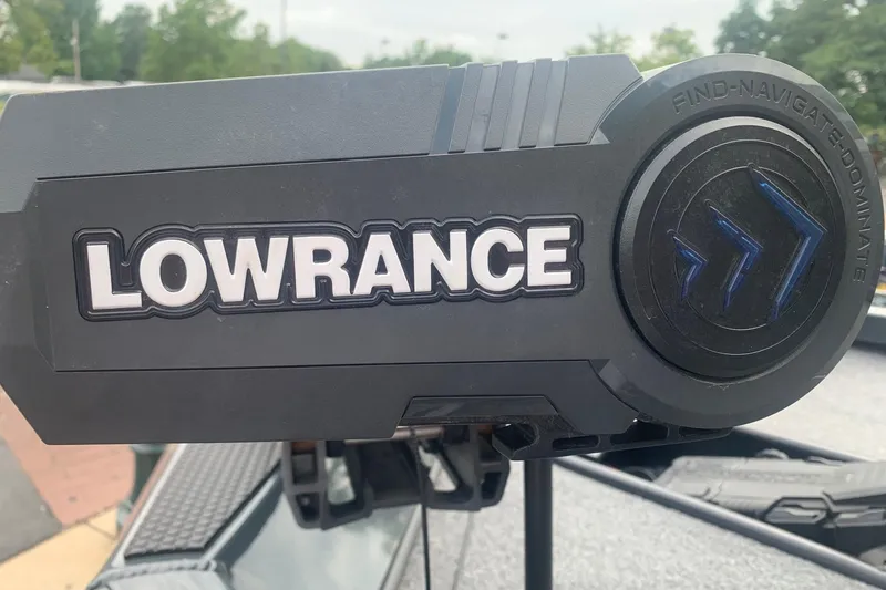 Slide: The Image of Lowrance device on 2025 Ranger RT188 boat, featuring navigation technology. - 5