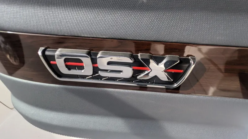 Slide: The Image of 2020 Chaparral 280 OSX logo on a sleek, modern surface. - 5