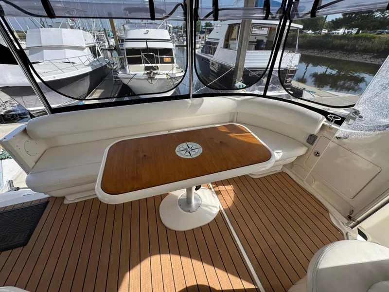 Slide: The Image of 11 2004 Sea Ray 390 Aft Deck Dining - 12