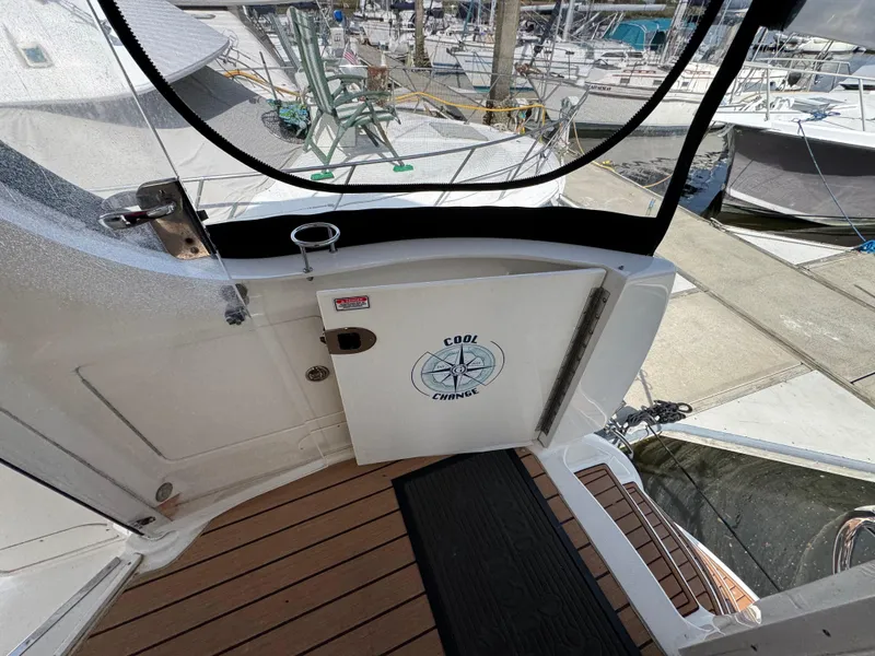 Slide: The Image of 7 2004 Sea Ray 390 Aft Deck Entrance - 8