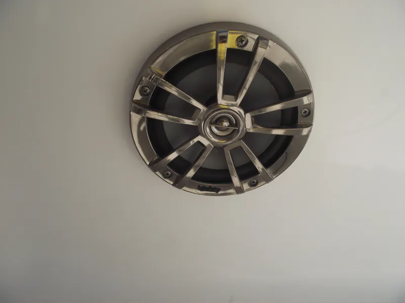 Slide: The Image of Stainless steel speaker on 2016 Sportsman Open 232 Center Console boat. - 36