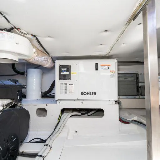 Slide: The Image of Engine room of 2023 Solaris Power 40 Open with Kohler generator. - 34