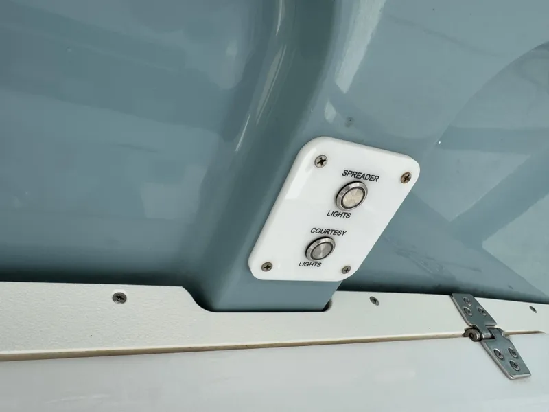 Slide: The Image of Control panel for spreader and courtesy lights on 2021 Sea Hunt Ultra 219 boat. - 37