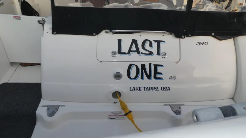 Slide: The Image of 2007 Sea Ray 340 Sundancer boat with "Last One" name, Lake Tapps, USA. - 43