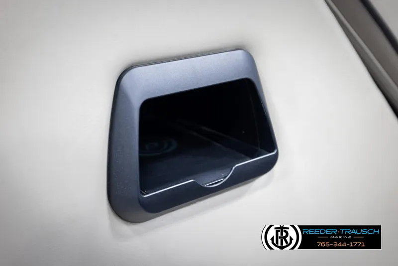 Slide: The Image of Storage compartment in 2022 Premier 230 Solaris RL boat interior. - 49