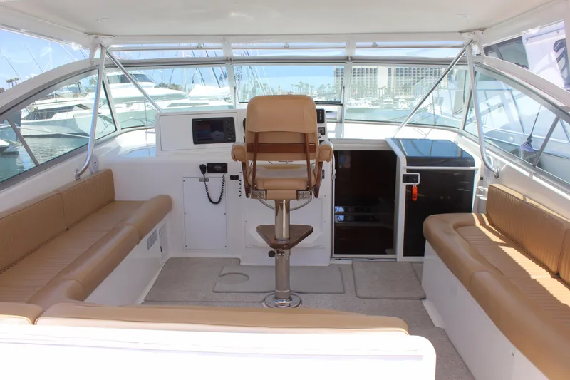 Slide: The Image of Newly upholstered helm deck - 7