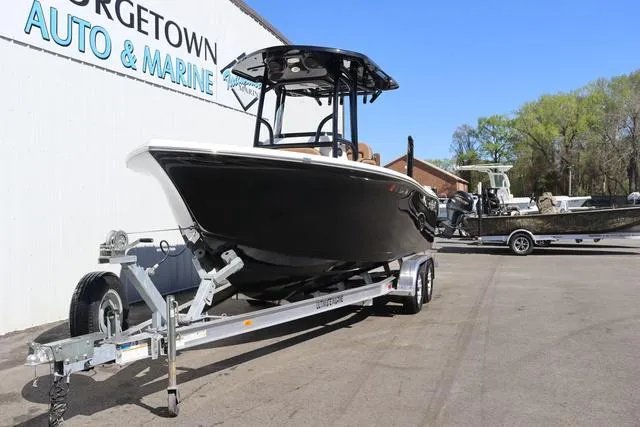 Slide: The Image of 2023 Sea Pro 219 Deep V Series boat on trailer at Georgetown Auto & Marine. - 3